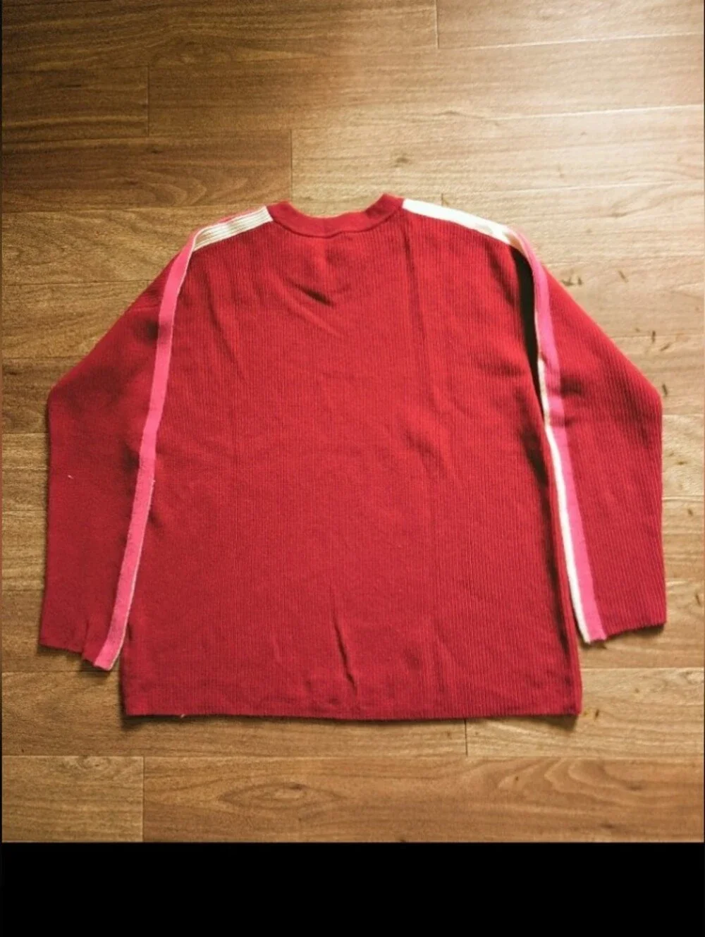 Velvet Cashmere Eliana Rib Knit Sweater In Lipstic sz S - Picture 6 of 8